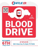 Wylie ER - Blood Drive