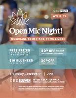 Open Mic Night!