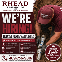 Rhead Plumbing LLC (RMP43903)
