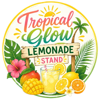 Tropical Glow Lemonade Stand