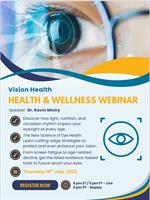 HEALTH & WELLBEING SEMINAR: Vision health