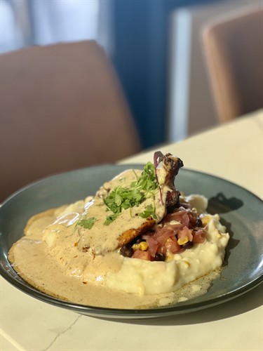 Airline Chicken with Cilantro Lime Rice