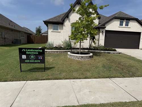 Recent flower bed project