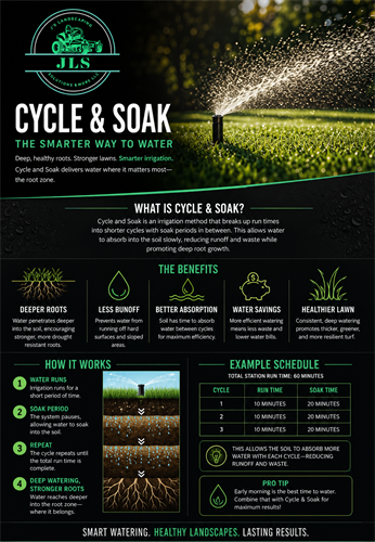 Cycle & Soak Watering Method