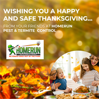 Home Run Pest & Termite Control Gives Thanks to the Community This November