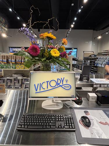 Victory Paint Check Out Station