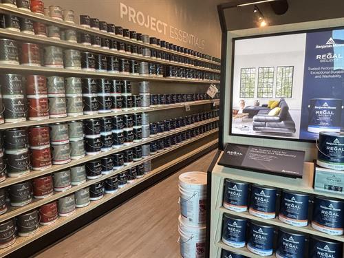 Victory Paint Product Wall