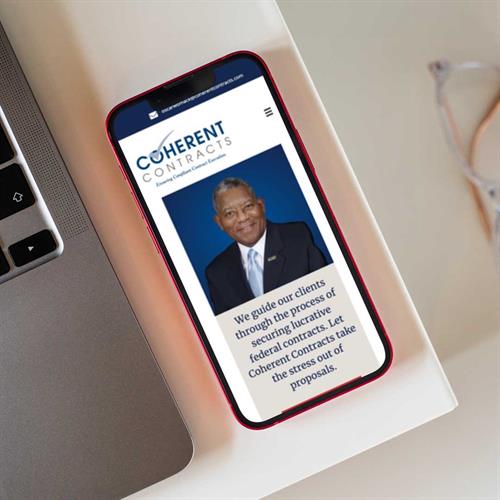 Coherent Contracts mobile website - coherentcontracts.com