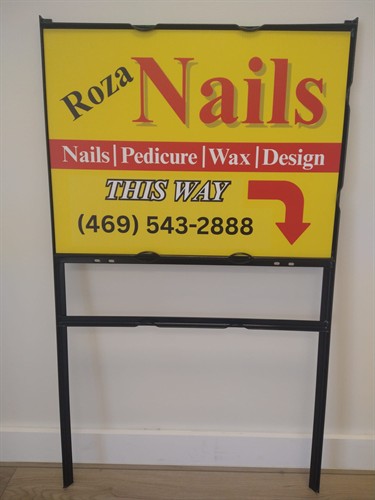 Metal Frame Corro Yard Sign