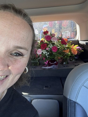 Valentine Flower delivery for a local Flower Shop