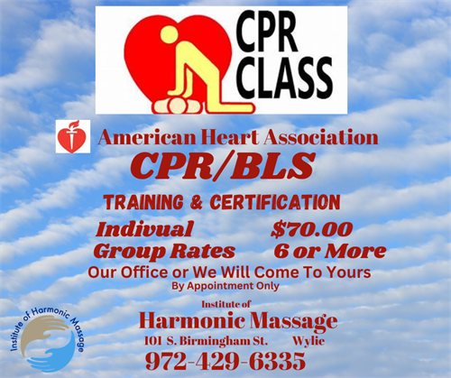 AHA CPR training & Licensing
