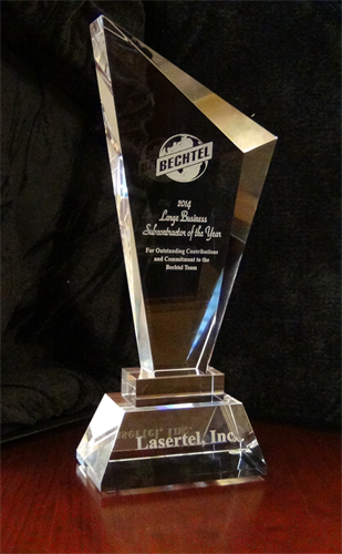 2014 Bechtel Large Subcontractor of the Year Award