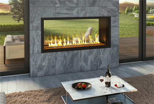 Indoor/Outdoor Gas Fireplace - Transcend