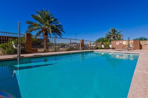 Relax by the Heated Pool or Take a Soak in the Hot Tub