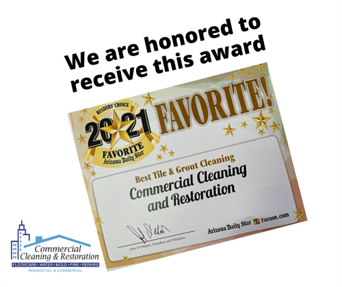 Proud to be the 2021 Reader's Choice for Tile and Grout Cleaning!