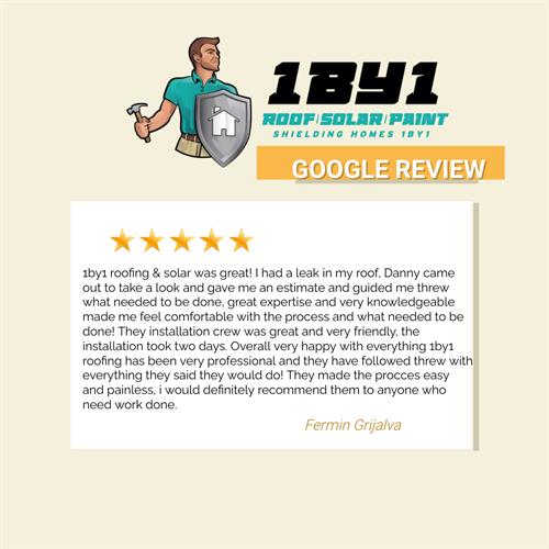 5 Star Google Review 