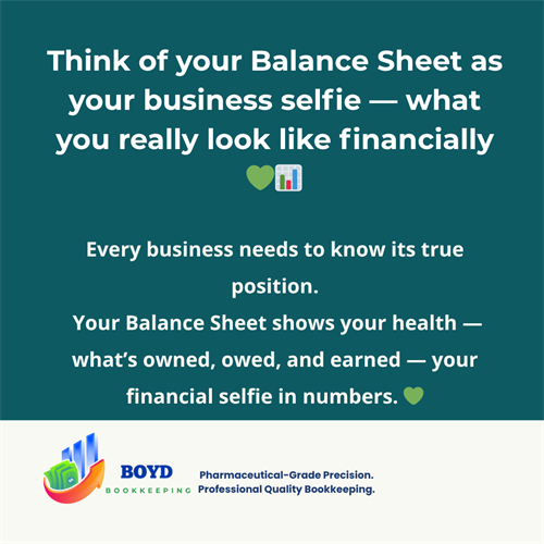 Local businesses — what does your Balance Sheet reveal? ????