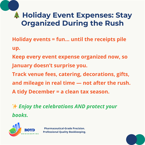 Business events this month? Keep receipts organized before the rush hits.