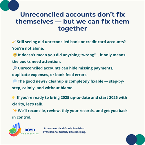 Old unreconciled accounts? Totally fixable.