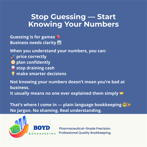 Bookkeeping should make sense — not be a mystery