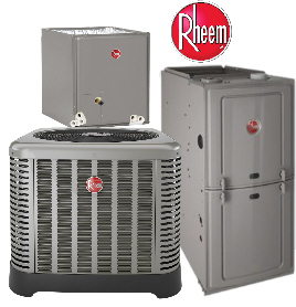 We offer High Quality Rheem Heating and Cooling Comfort