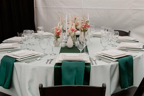 Whittier White Tableware and Linens