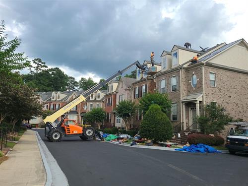 Townhome roof replacement