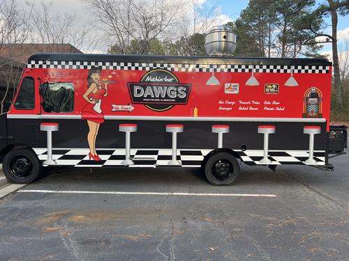 Food truck design for an Atlanta company, Nuthin' But Dawgs.
