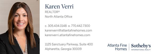 Atlanta Fine Homes Sotheby's International Realty - Karen Verri