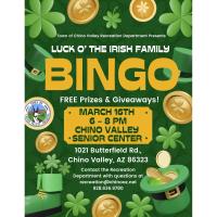 Luck O' the Irish Family BINGO