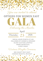 Embracing the Miracles - Annual Gala Options for Women East