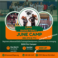 LFPA Summer Basketball Camp