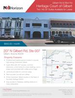 Premier Office Space Available in the Heart of Gilbert's Heritage District