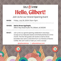 Salt & Straw Friends & Family Invitation + Grand Opening Invite