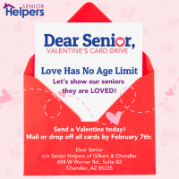 Dear Senior, Valentines Card Drive