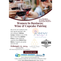 Women in Business: Wine & Cupcake Pairing at Alchemy Lounge