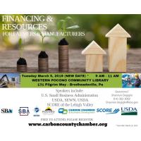 2019 Financing & Resources for Farmers & Manufacturers