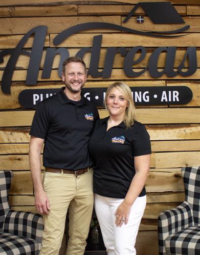 Andreas Plumbing Owners: Nathan and Danielle Andreas