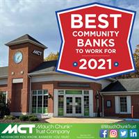 Press Release: 12/1/2021: Mauch Chunk Trust Named to ICBA’s Independent Banker 2021 Best Community Banks to Work For