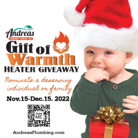 Nominations Open for Andreas Plumbing's ‘Gift of Warmth’ Heater Giveaway