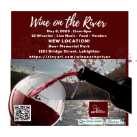 POP YOUR CORK AT BAER MEMORIAL PARK! Wine on the River expands to new location.