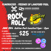 Rock and Roll Bingo in Lansford!