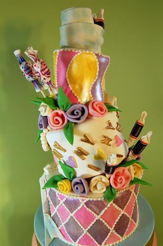 Huascar & Co. Bakeshop Sweet 16 Candy Theme Birthday Cake