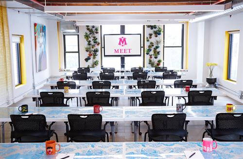 Meet on Bowery Classroom Style Seating
