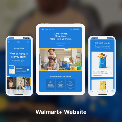 Walmart+ Website