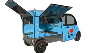 "Little Rascal" Big Gay Ice Cream catering delivery electric cart