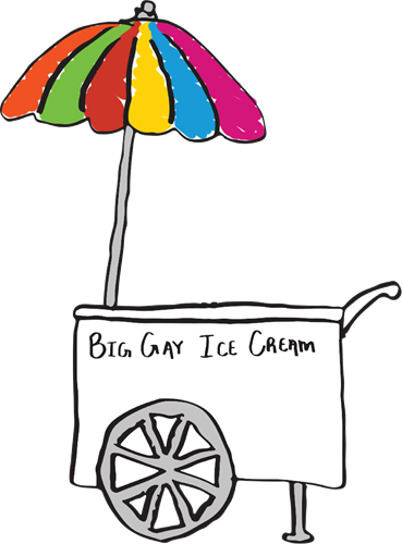 Big Gay Ice Cream catering carts