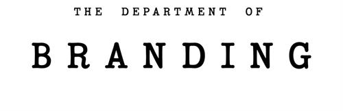 The Department of Branding Logo