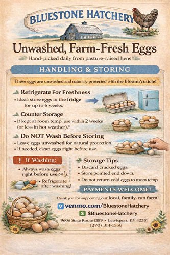 Safe handling instructions