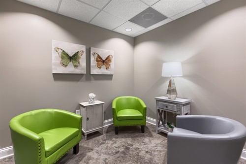 Client intake room